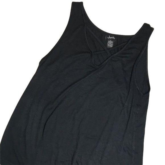 Justify Dance tank top black Casual Hip Hop Sleeveless performance Cami S - Picture 1 of 6